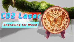 Ahşap için CO2 Lazer gravür makinesi. DIY Dekorasyon ve Hediye Küçük İşletme Gravür 2025
