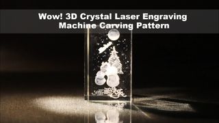Vay! 3D Kristal Lazer Kazıma Makinesi Oyma Deseni - İnanılmaz Hassas Çizgiler!