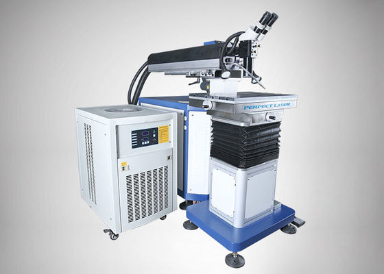 200W-400W su soğutma bakır alaşımı berilyum bakır metal lazer kaynak makineleri mikroskopla kalıp onarım için