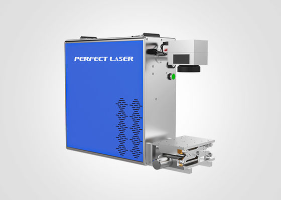 20w 30w 50w 100w Küçük Mini 3d Renkli Taşınabilir Raycus IPG Metal Paslanmaz Çelik Fiber Lazer İşaretleme Makinesi Döner