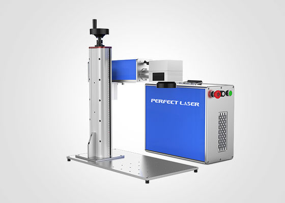 20W MOPA Masa Kaldırma Tipi Fiber Lazer İşaretleme Makinesi Küçük Kompakt
