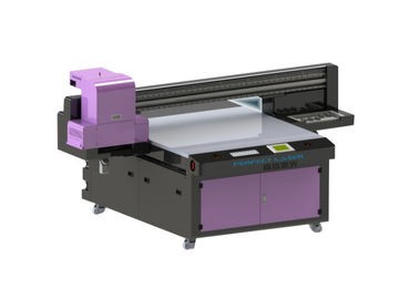 Dekoratif Dijital UV Masaüstü Yazıcı Makinesi / Geniş Format Uv Yazıcı 8 Renk Boyama