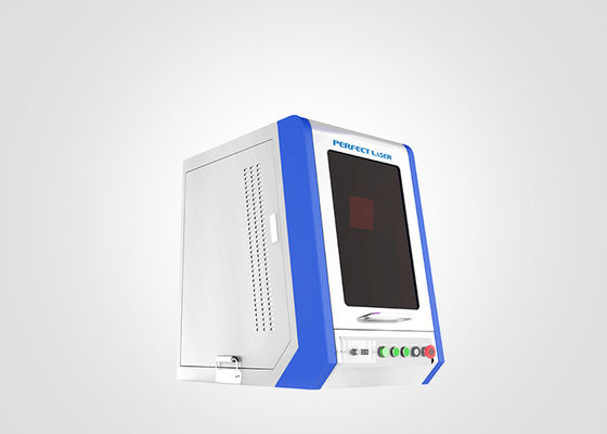 Kapalı Kapaklı 50W / 100W Yeşil Metal Lazer İşaretleme Makinesi