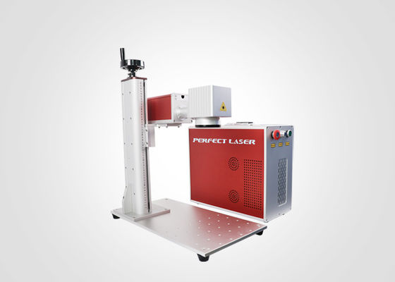 30W Masa Üstü Metal Kırmızı Fiber Lazer İşaretleme Makinesi Lazer Gravür Makinesi