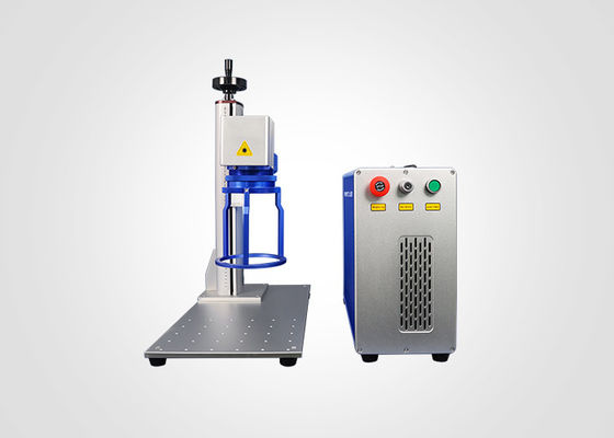 Metal Paslanmaz Çelik Demir / Alüminyum / Bakır / Bakır için Eli Fiber Lazer İşaret Makinesi