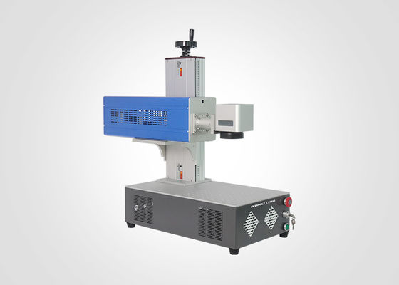 30W Mini Masaüstü CO2 Lazer İşaretleme Makinesi Metal olmayan Malzeme Ahşap Deri Cam