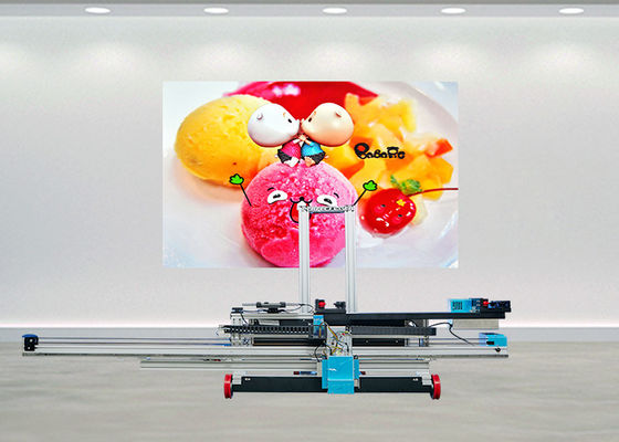 9600 Dpi Mürekkep Atışı Duvar Baskı Makinesi UV Park Alanı Zemin Boyası Zemin Grafiği için