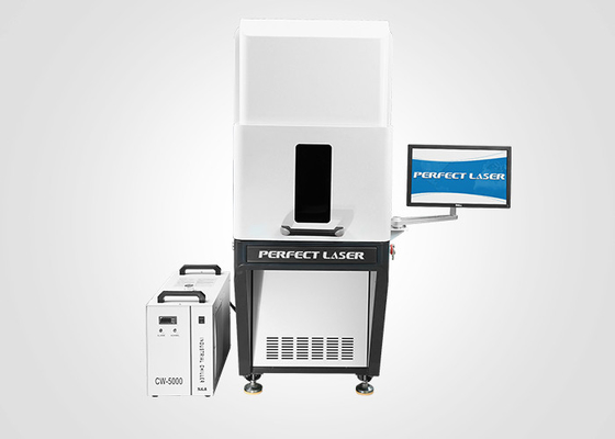 Elektronik Bileşenler İçin Kapalı Kabin UV Lazer İşaretleme Makinesi PE-UV-1W 3W 5W