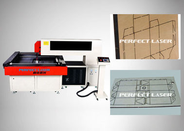Cnc Profesyonel Kontrol Sistemi ile Kağıt Lazer Kalıp Kesme Makinesi 900 × 900mm