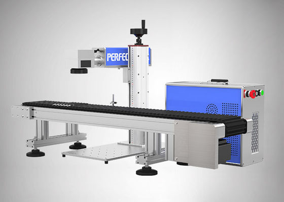 Özel Konveyör Bantlı 220V Otomatik fiber Lazer İşaretleme Makinesi PEDB-460