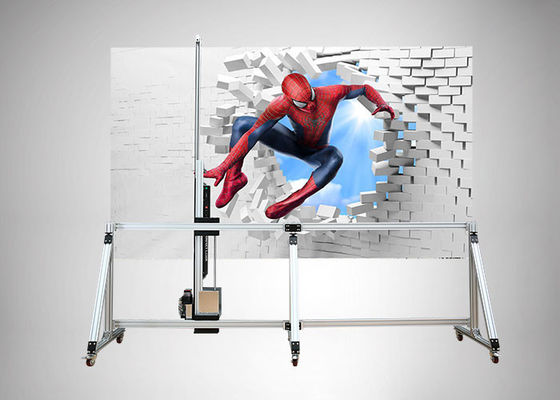 3D Çift Kafa Dikey Duvar Mürekkep Püskürtmeli Yazıcılar Kağıt Cam Ahşap Seramik Metal Sanat için Boyama Baskı Makineleri